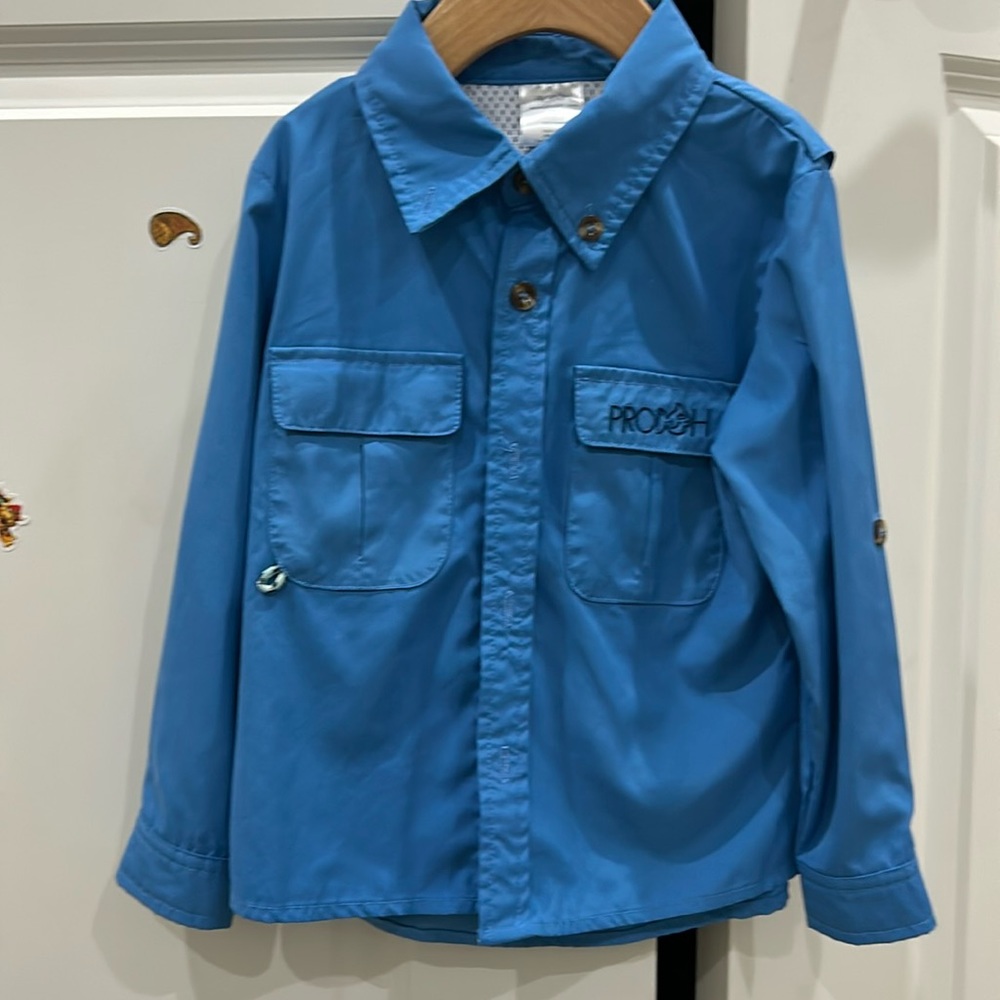 Size 4T Prodoh fishing shirt. Never worn.